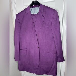 Purple suit